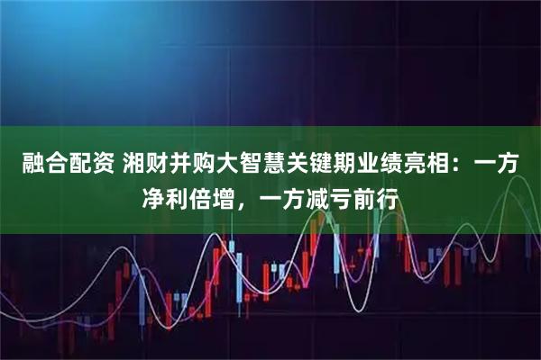 融合配资 湘财并购大智慧关键期业绩亮相：一方净利倍增，一方减亏前行